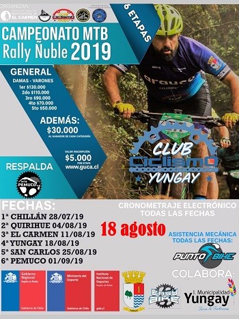 4° Fecha Campeonato MTB Rally - Yungay