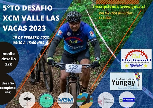 [FECHA POR DEFINIR] QUINTO DESAFIO XCM VALLE LAS VACAS 2023