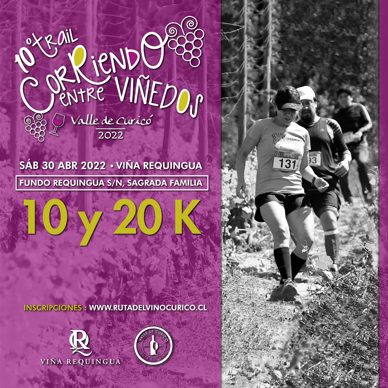 10° Trail Corriendo entre Viñedos - Viña Requingua