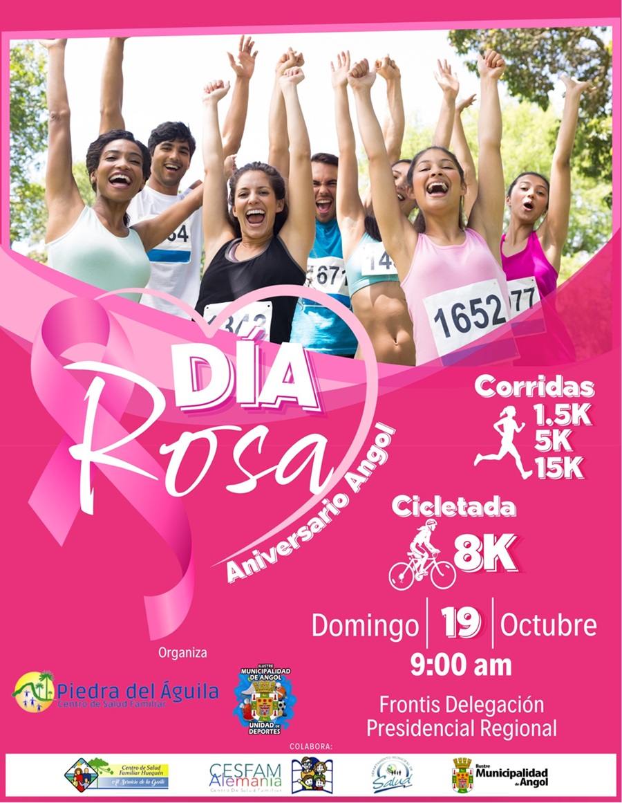 Corrida Día Rosa Aniversario Angol