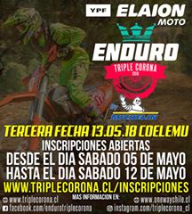 3ª FECHA DEL CAMPEONATO DE ENDURO TRIPLE CORONA 2018