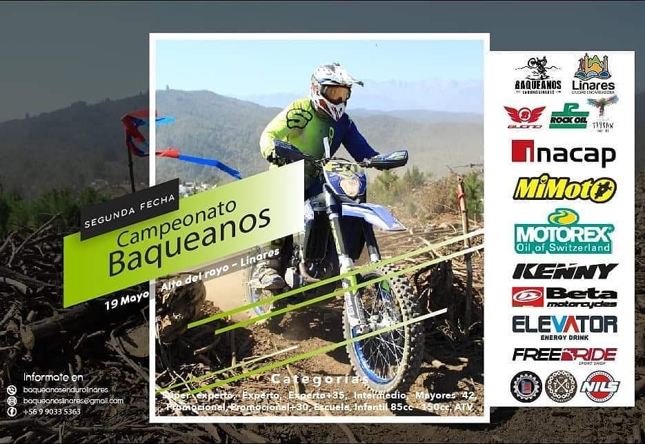 Segunda Fecha Campeonato Enduro Baqueanos - Linares