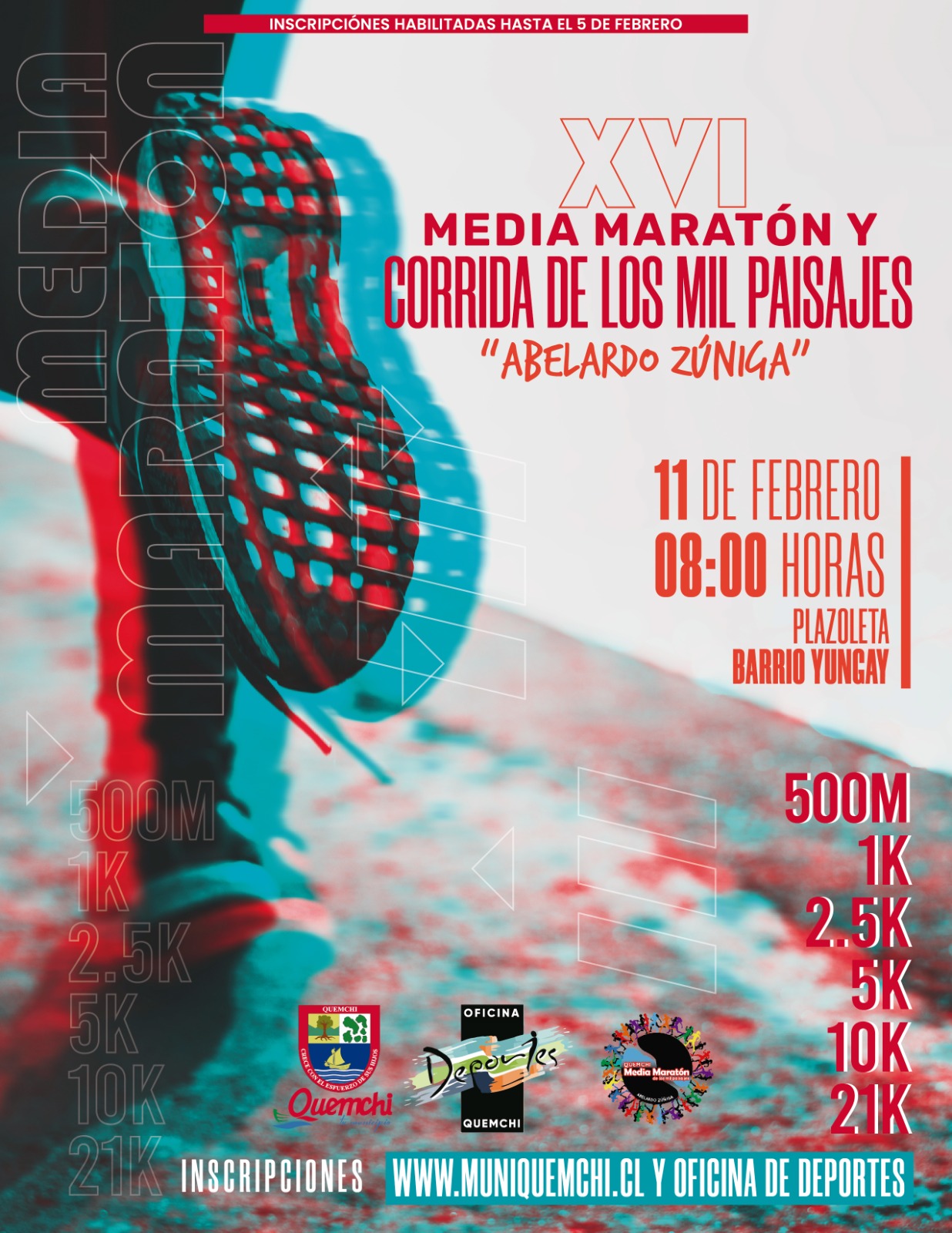 XVI Medio Maraton de los Mil Paisajes Abelardo Zuñiga