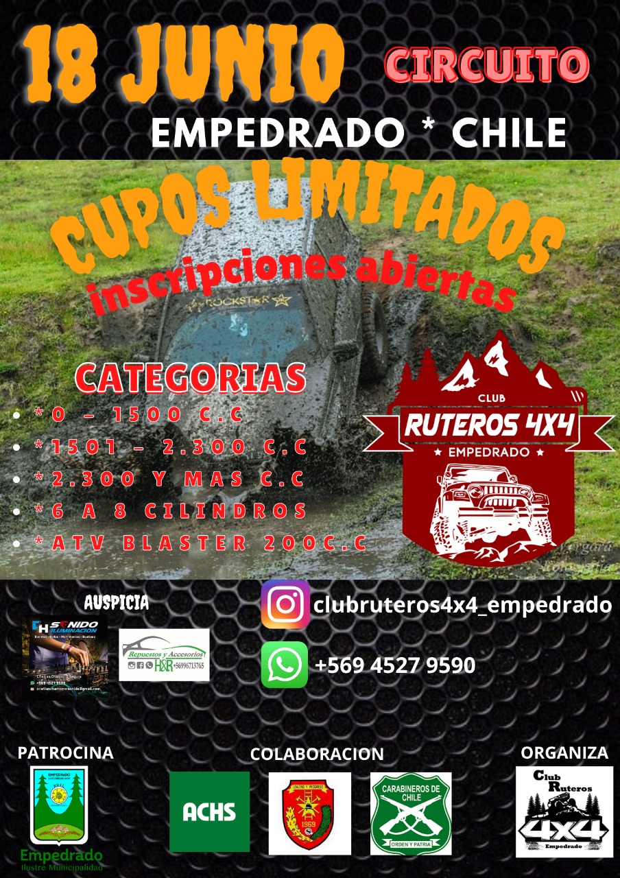 Ruteros 4x4 - Empedrado