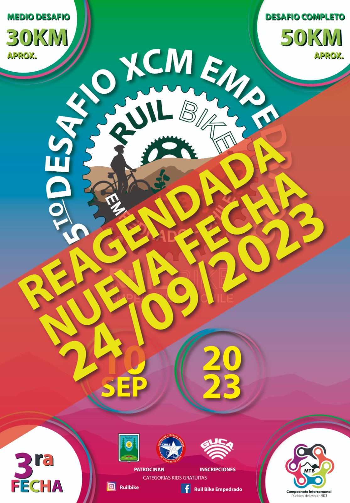 [REAGENDADO] 5to Desafío XCM Empedrado