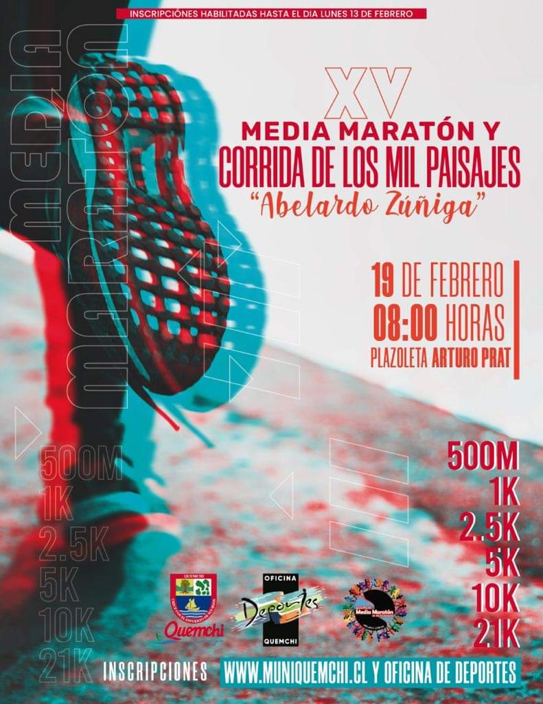 Media Maraton y Corrida de los mil Paisajes - Quemchi