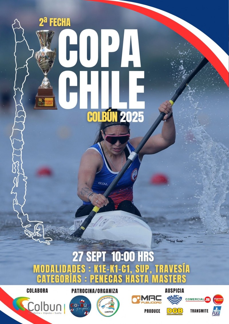 2a Fecha, Campeonato de Canotaje, COPA CHILE 2025