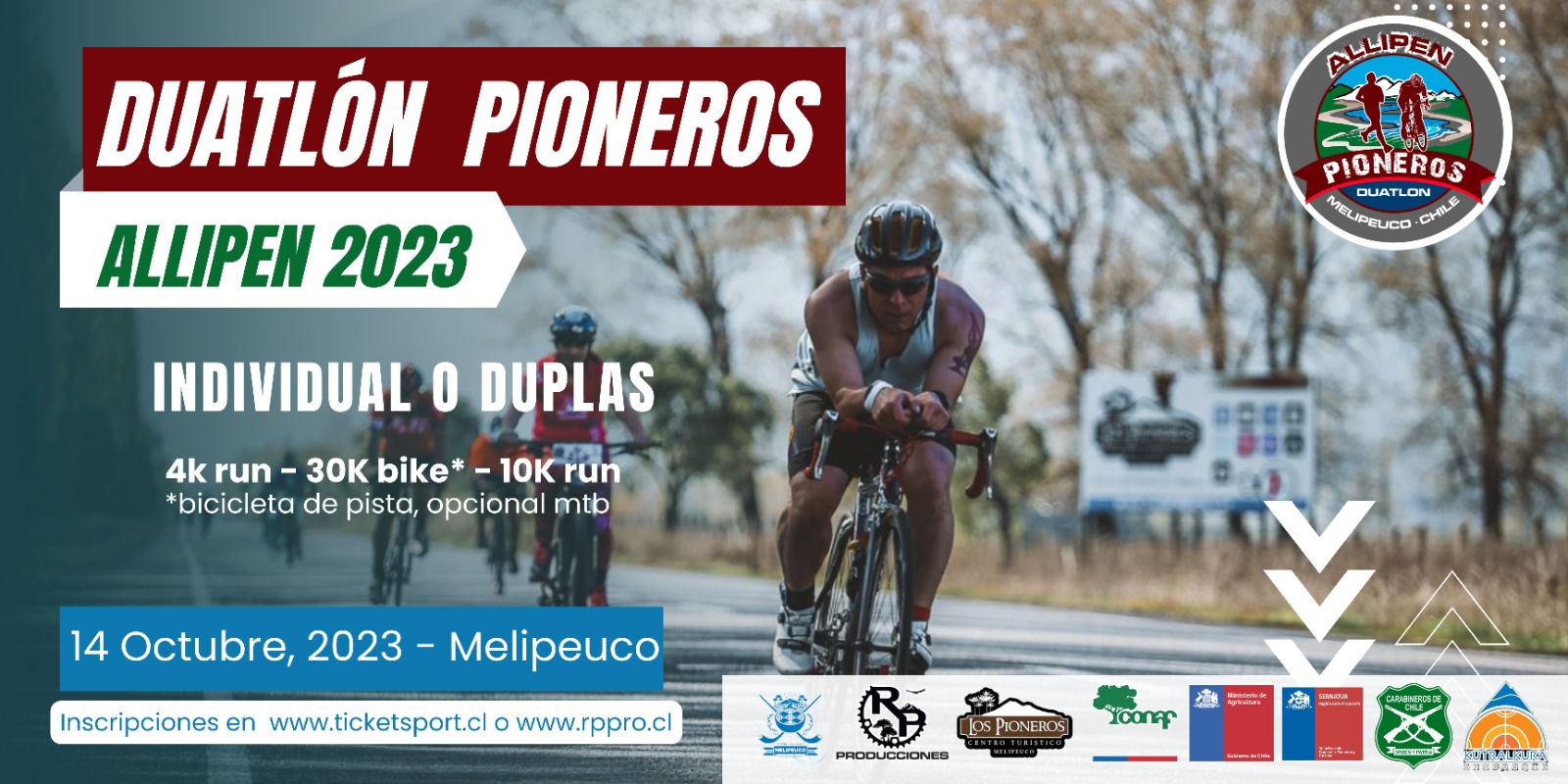 Duatlón Los Pioneros Allipen 2023