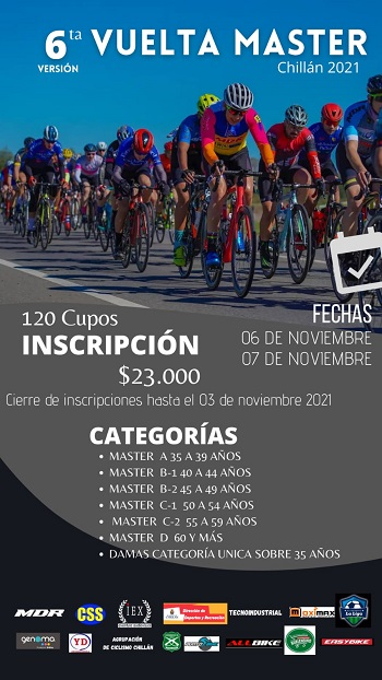 6° Versión Vuelta Máster Chillan 2021