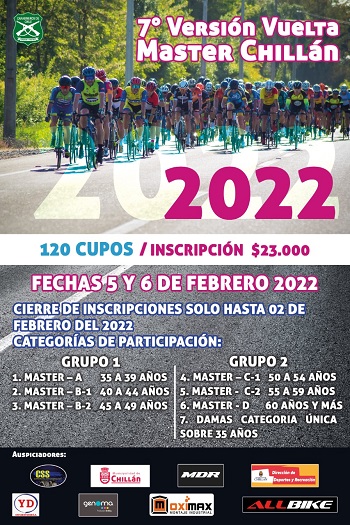 7° Versión Vuelta Master Chillan 2022